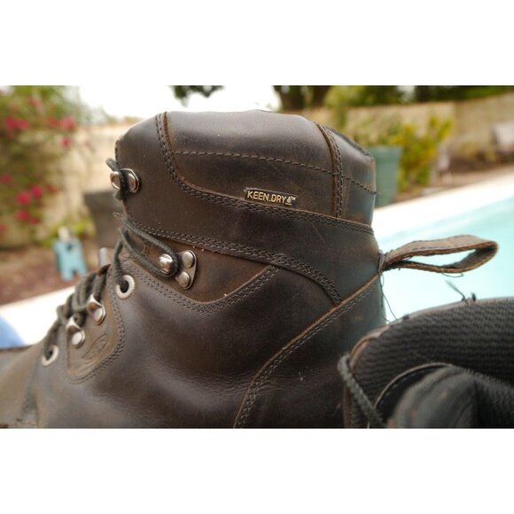 KEEN Men\'s Nopo Waterproof Slate Black Boot Size 12 USA Made